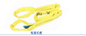 Smooth / Matt Yellow Polyester Round Sling Suitable For -40C-100C Temperature